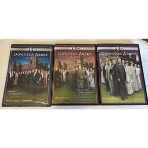 Downton Abbey Seasons 1-3 DVD's - Original UK Edition Masterpiece Classic PBS
